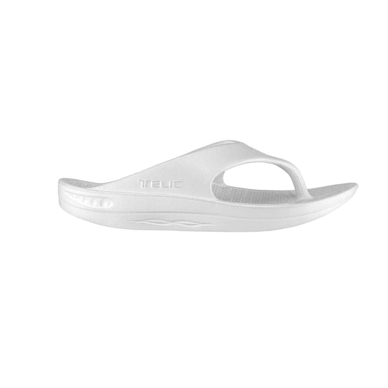 Telic Energy Flip Flop - Comfort Sandals for Men and Women | M (Women's 9/Men's 8) Snow White - Image 2